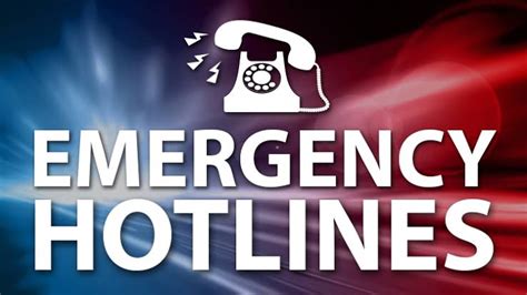 Emergency Hotline .